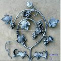 wrought Iron Panels With Grape